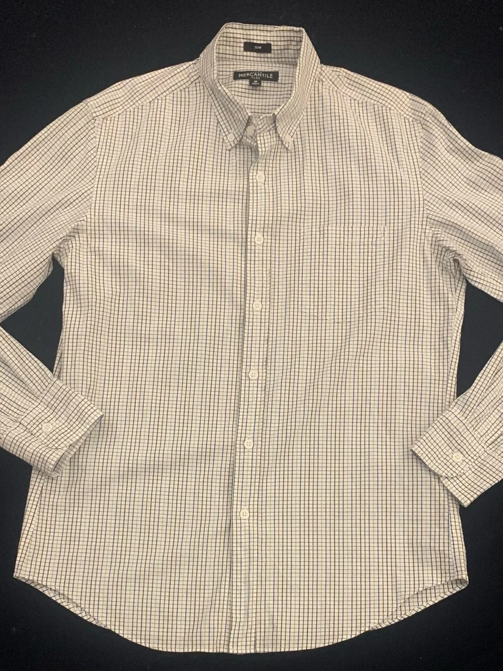 J CREW MERCANTILE LS Slim Fit Multi Colored Tattersall Shirt